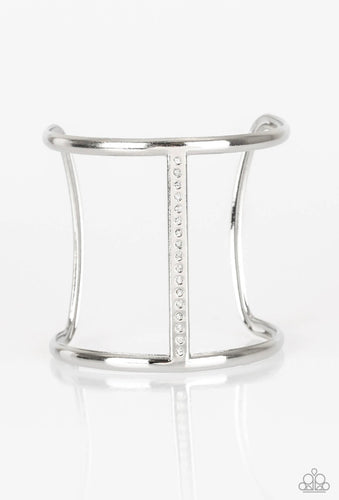 Diamond Deity White Paparazzi Bracelet