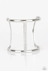 Diamond Deity White Paparazzi Bracelet