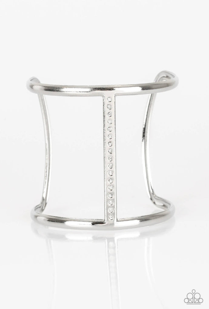 Diamond Deity White Paparazzi Bracelet
