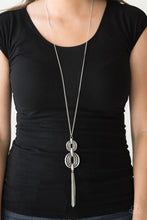Load image into Gallery viewer, Timelessly Tasseled - Silver Necklace