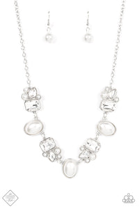 Sensational Showstopper - White Pearl Necklace