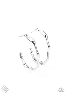 Coveted Curves Papazzai Silver Hoops Earrings