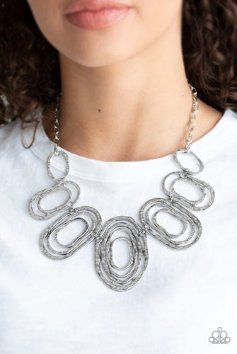 Empress Impressions Papazzai Silver Necklace
