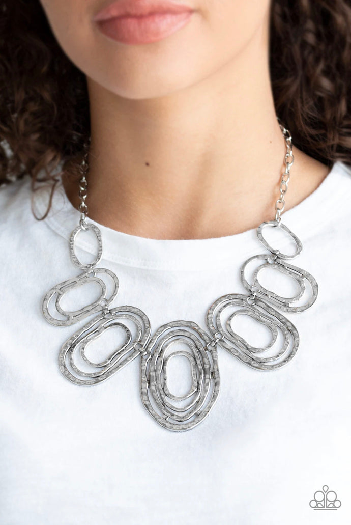 Empress Impressions Papazzai Silver Necklace