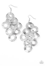 Load image into Gallery viewer, Scattered Shimmer Papazzai Silver Earrings