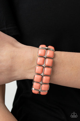 Double The DIVA-ttitude Papazzai Orange Bracelet