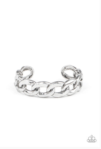 Livings Off The Grit Silver Paparazzi Urban Bracelet