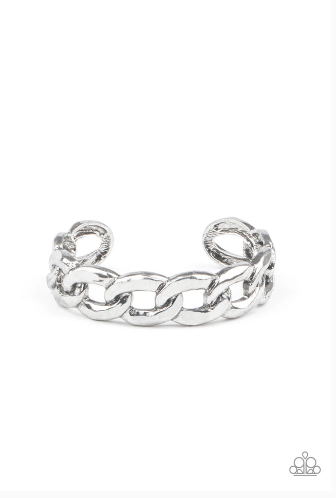 Livings Off The Grit Silver Paparazzi Urban Bracelet