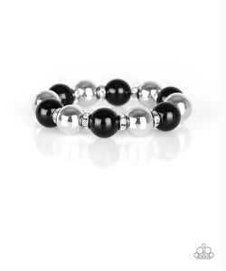 So Not Sorry Papazzai Black Bling Bracelet