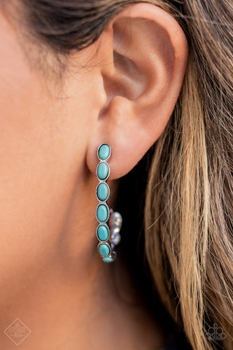 Kick Up a SANDSTORM - Blue Earrings