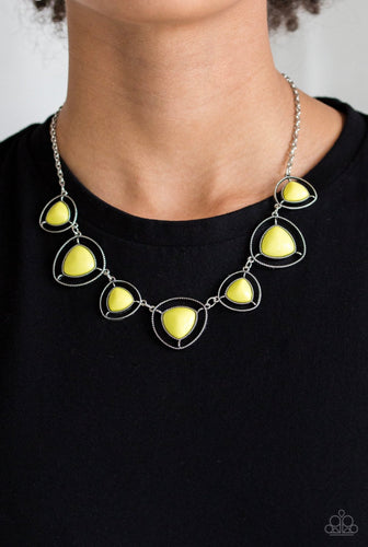 Make A Point Papazzai Yellow Necklace