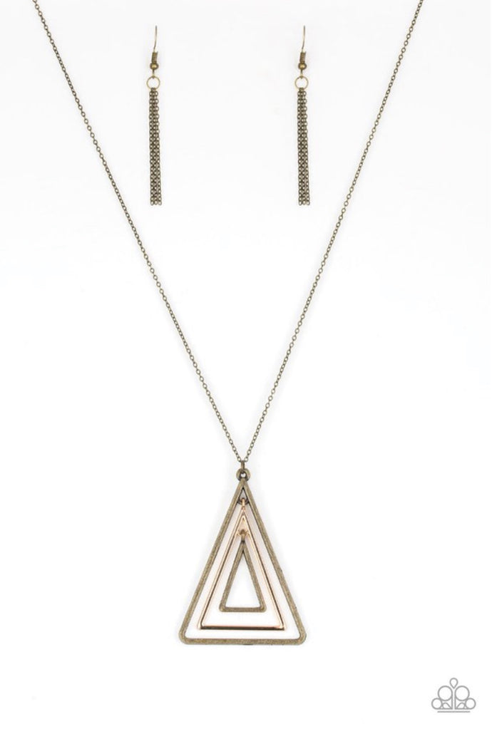 TRI Harder Papazzai Brass Necklace