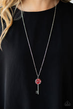 Load image into Gallery viewer, Key Keepsake - Red Necklace