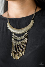 Load image into Gallery viewer, Eastern Empress Papazzai Brass Necklace