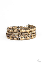 Load image into Gallery viewer, Texture Throwdown Papazzai Brass Wrap Bracelet