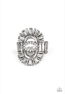 Deco Diva Papazzai White Bling Ring