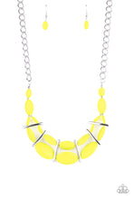 Load image into Gallery viewer, Law of the Jungle Papazzai Yellow Necklace