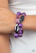Load image into Gallery viewer, Rockin Rock Candy Papazzai Purple Bracelet