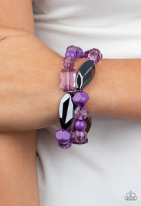 Rockin Rock Candy Papazzai Purple Bracelet