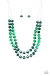 Load image into Gallery viewer, Glitter Gratitude - Green Necklace