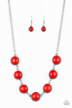 Load image into Gallery viewer, Adobe Attitude Papazzai Red Stone Necklace