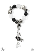 Load image into Gallery viewer, Lights! Camera! Action! Papazzai Black and White Charmed Bracelet