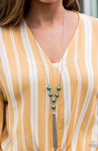 Load image into Gallery viewer, Rural Heiress Papazzai Blue Necklace