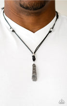 Load image into Gallery viewer, Midnight Meteorite Papazzai Black Urban Necklace