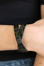 Load image into Gallery viewer, All GRRirl Papazzai Green Wrap Bracelet