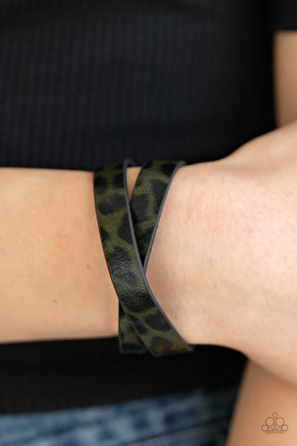 All GRRirl Papazzai Green Wrap Bracelet