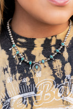 Load image into Gallery viewer, Luck Of The West Papazzai Blue Necklace