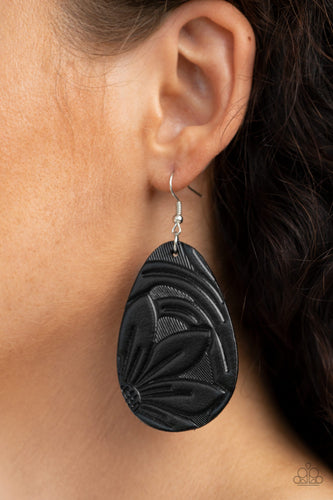 Garden Therapy Papazzai Black Earrings