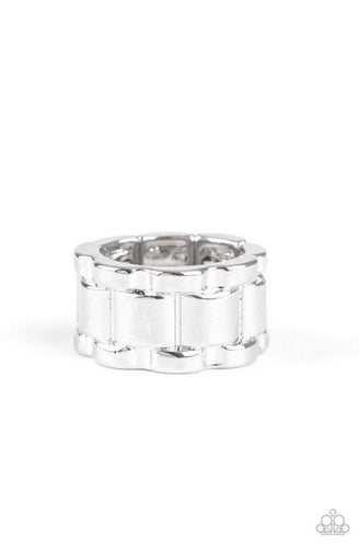 Modern Machinery Papazzai Silver Urban Ring