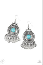 Load image into Gallery viewer, Rural Rhythm Papazzai Blue Earrings