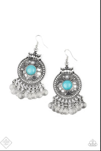 Rural Rhythm Papazzai Blue Earrings