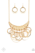 Load image into Gallery viewer, Metro Eclipse Papazzai Gold Necklace