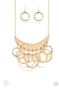 Metro Eclipse Papazzai Gold Necklace