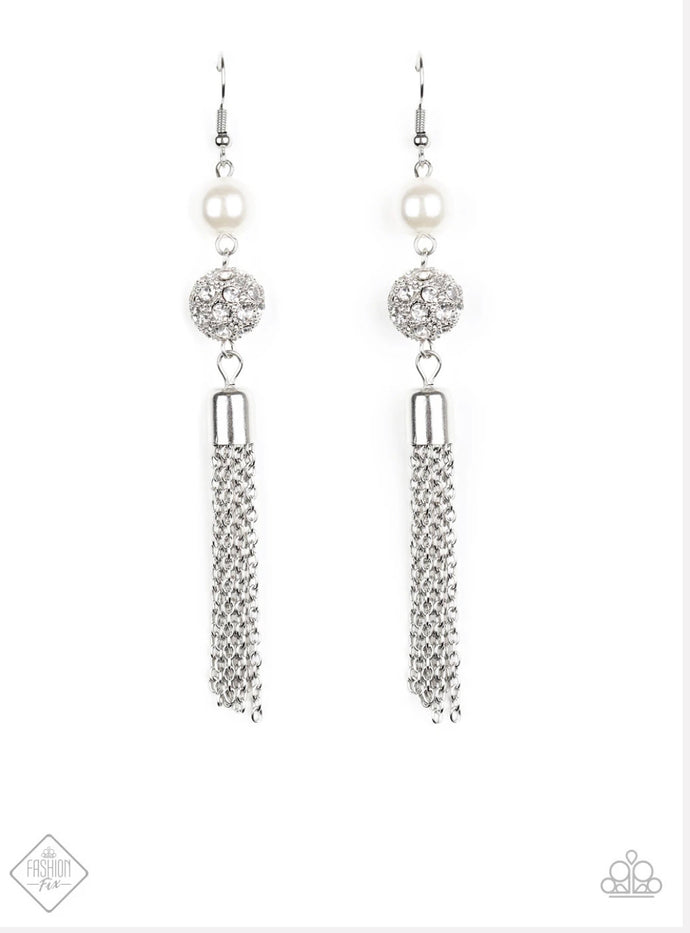 Going DIOR to DIOR White Paparazzi Pearl Earrings