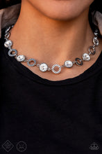 Load image into Gallery viewer, Rhinestone Rollout - White Necklace