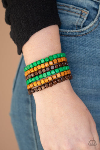 Tropical Tundra Paparazzi Green Bracelet