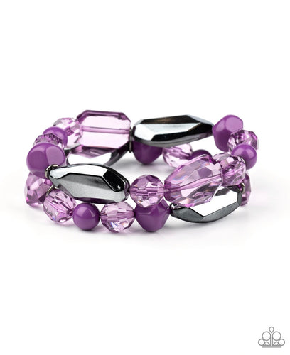 Rockin Rock Candy Papazzai Purple Bracelet