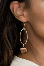 Load image into Gallery viewer, SOL Purpose Papazzai Gold Earrings