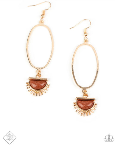 SOL Purpose Papazzai Gold Earrings