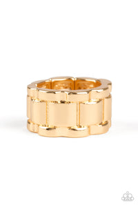 Modern Machinery Papazzai Gold Urban Ring