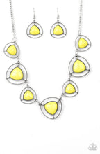 Load image into Gallery viewer, Make A Point Papazzai Yellow Necklace