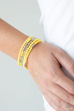 Load image into Gallery viewer, Stacked Showcase - Yellow Bracelet