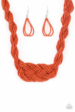 Load image into Gallery viewer, A Standing Ovation Papazzai Orange Necklace