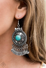 Load image into Gallery viewer, Rural Rhythm Papazzai Blue Earrings
