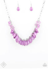 Load image into Gallery viewer, Colorfully Clustered Purple Paparazzi Necklace