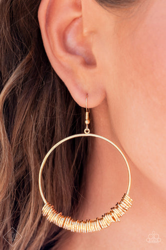 Retro Ringleader Papazzai Gold Earrings